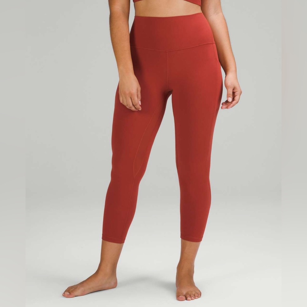 NWT Lululemon Align High-Rise Pant with Pockets 25” Cayenne Size 4